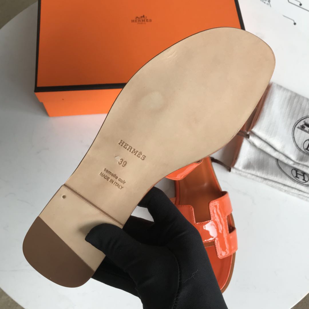 에르메스 올수공 오란 슬리퍼 샌들 페이던트 13